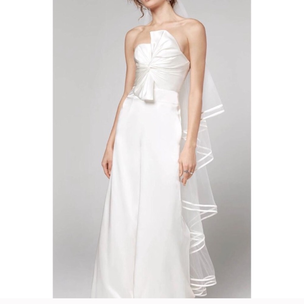 Fame And Partners Annie Strapless Jumpsuit Size 12